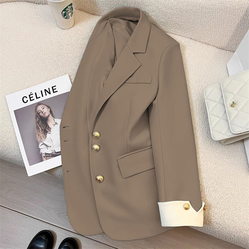 Picture of White Suit Jacket for Women 2025 Spring New Style Casual Elegant Lady High-End Street Style Popular Suit This Year