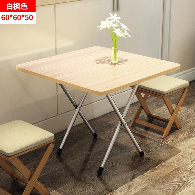 Picture of Wholesale Folding Table Dining Table Home Small Dining Table Portable Outdoor Folding Stalling Table Square Dormitory Simple