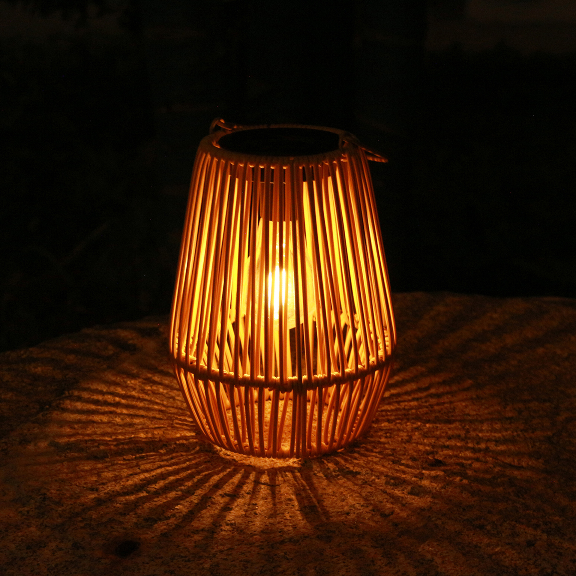 Cross-Border Solar Amazon Iron Rattan Lanterns, Rattan Lights, Atmosphere Lights, Courtyard Decoration, Garden Lights, Decorative Lights
