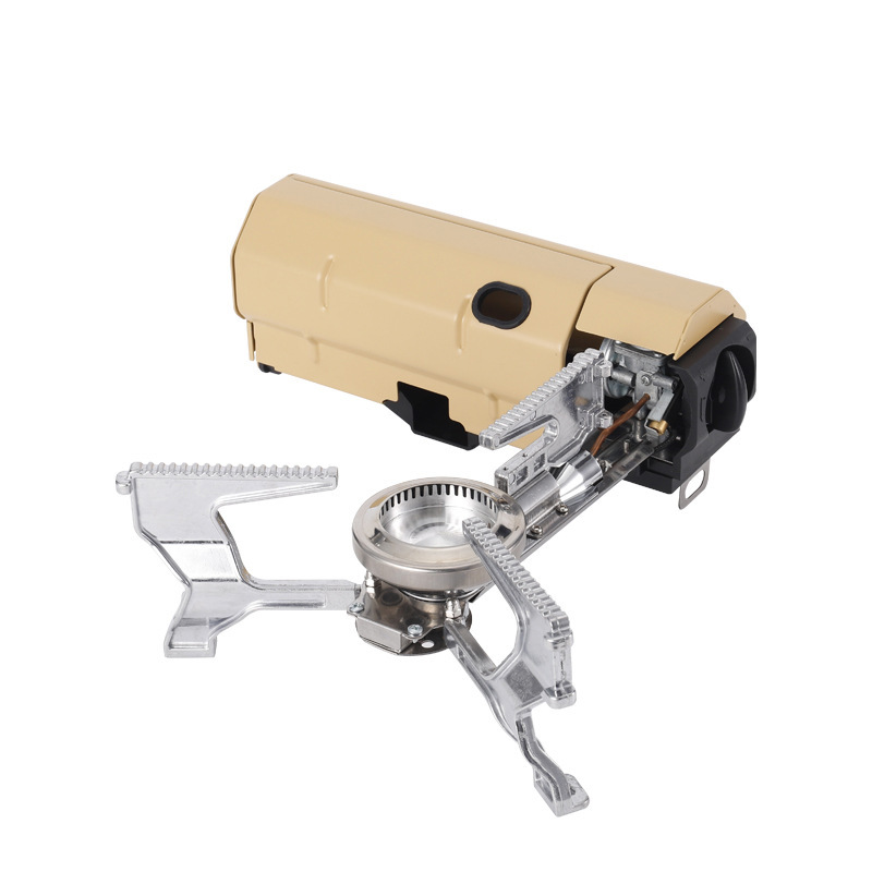Portable Cassette Stove Three-Head Folding High-Power Stove Outdoor Barbecue Stove Travel Camping Household Stove