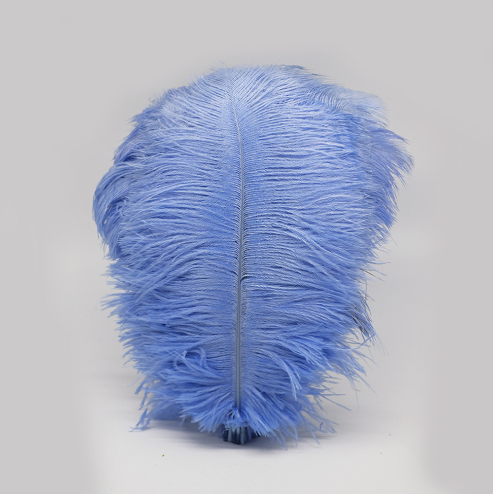 Picture of Color in stock 20-25cm ostrich feather flower home flower arrangement wedding decoration accessories ostrich feather wholesale