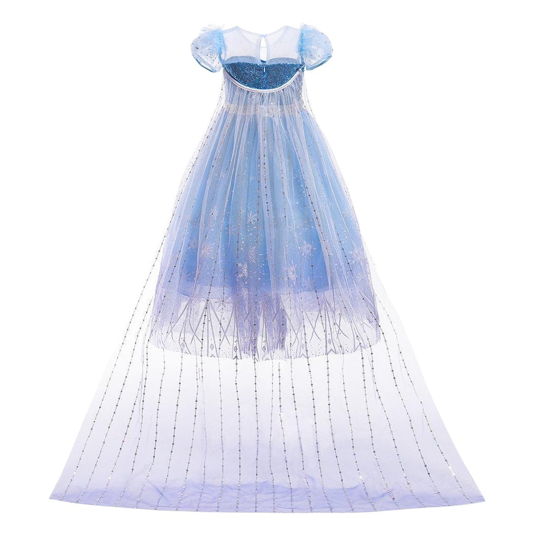 New European and American Frozen Children's Costume cosplay Sequins Princess Elsa dress Costume