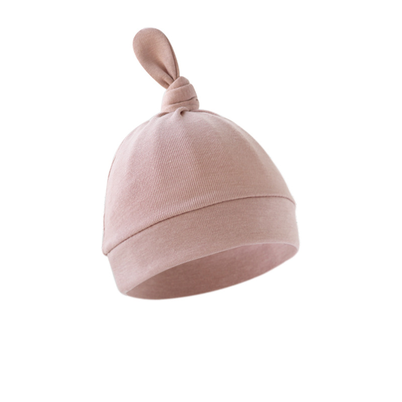 Picture of 2023 foreign trade baby pacifier hat single layer baby chirp hat baby tail hat children pullover hat