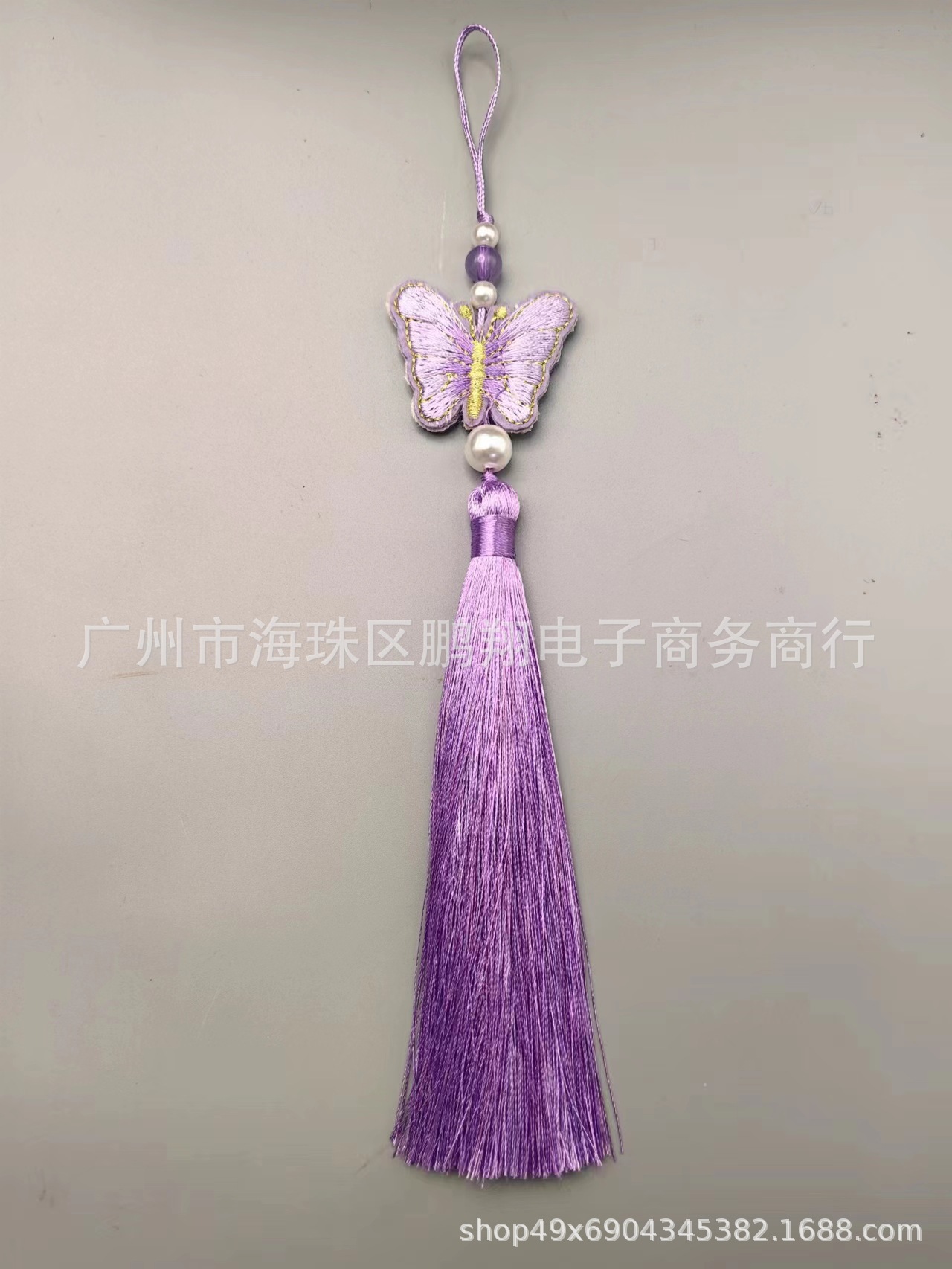 Picture of in stock wholesale embroidery butterfly tassel small tassel pendant hanfu children's clothing accessories clothing accessories