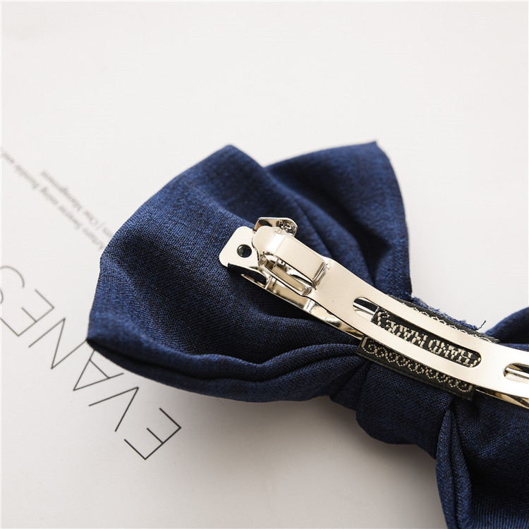 Picture of Headwear New Hairpin Knotted Bow Hairpin Women's Fabric Spring Clip Hairpin Wholesale Ready-Made Accessories