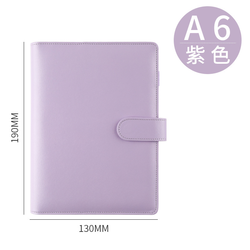 Picture of Spot Cross-Border Internet Celebrity Creative Macaron Notepad Loose-Leaf Notebook Notebook A6 Can Be Printed with Logo