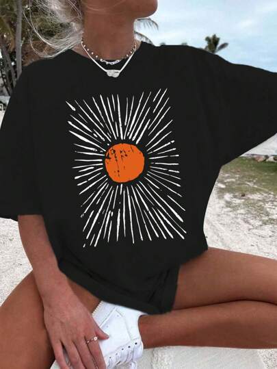 Picture of T-shirt new foreign trade women's AliExpress ebay Amazon hot explosions European and American women's clothing