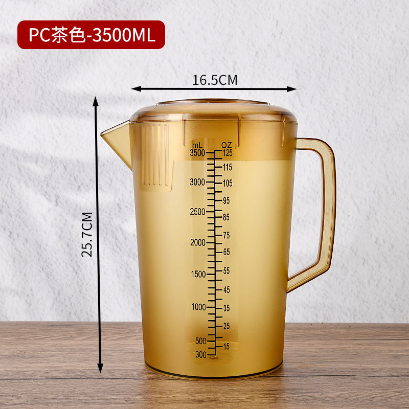 Picture of PC Cold Kettle Milk Tea Shop High Temperature Resistant Large Capacity Thickened Plastic Cold Kettle Special Juice Kettle for Catering Tea Restaurant