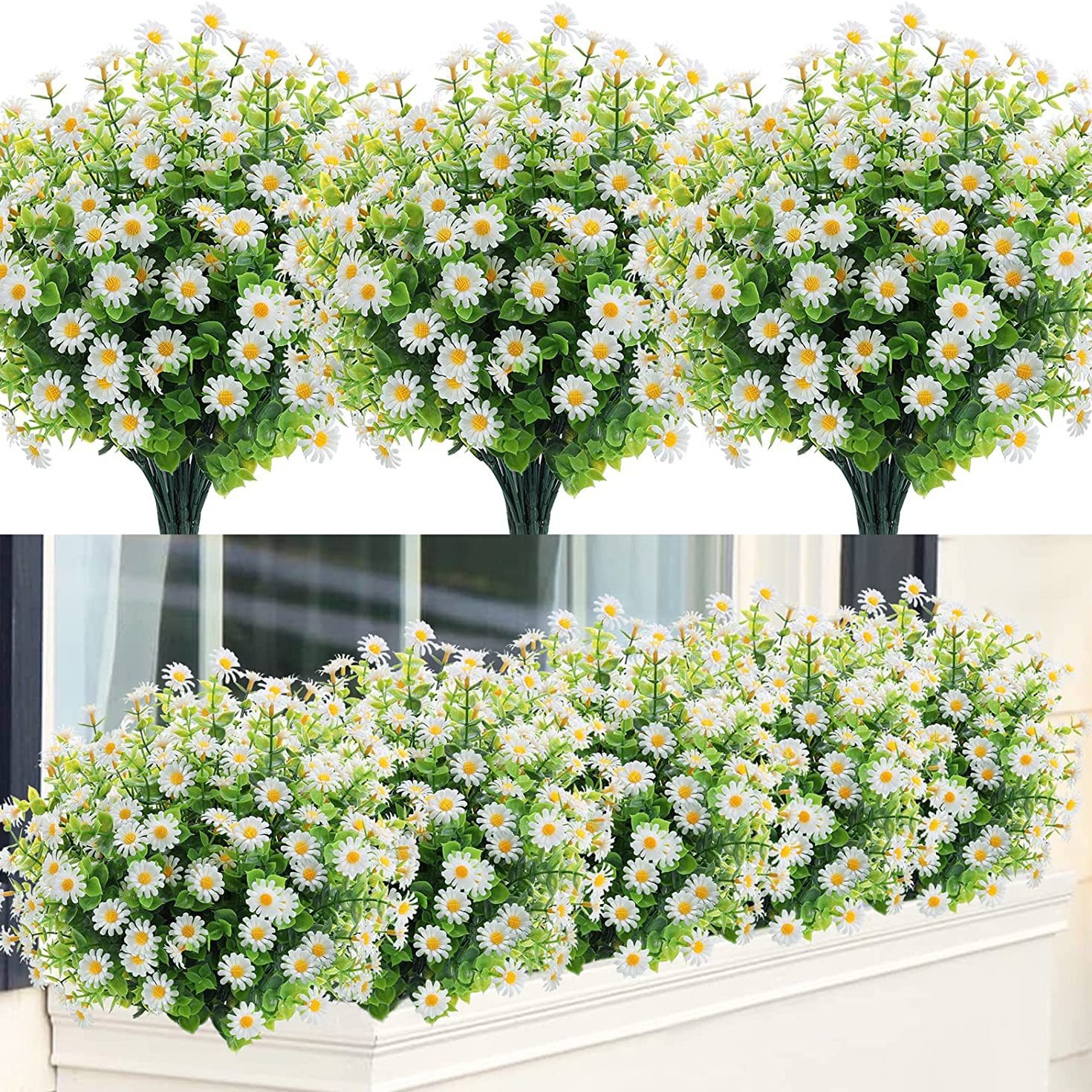 Picture of Cross-Border Simulated Plants Plastic Green Plants Simulated Flowers Indoor Courtyard Decoration Accessories Wedding Floral Desktop Ornaments