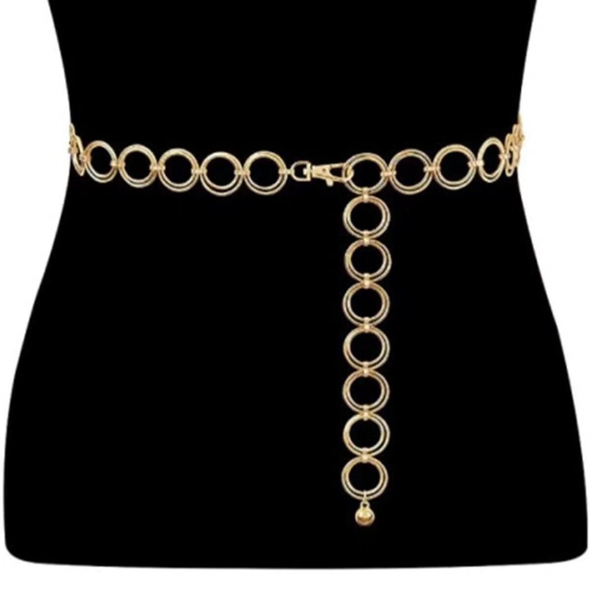 Picture of Europe and the United States cross-border fashion love waist chain women's elegant metal moon body chain autumn and winter sweater waist chain wholesale