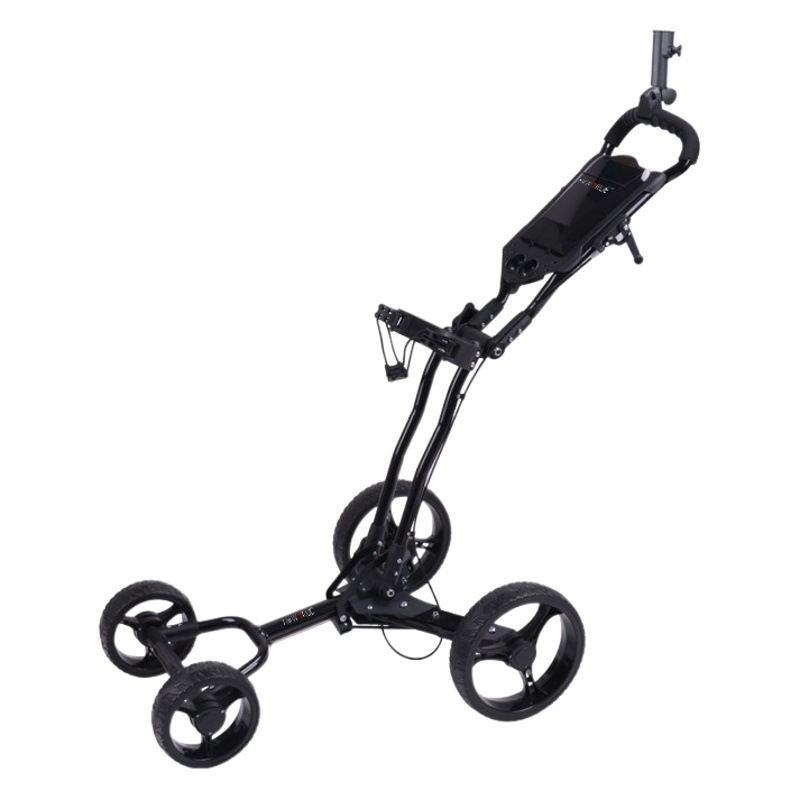 Manufacturers wholesale golf four-wheel car trolley foldable storage hand cart golf car