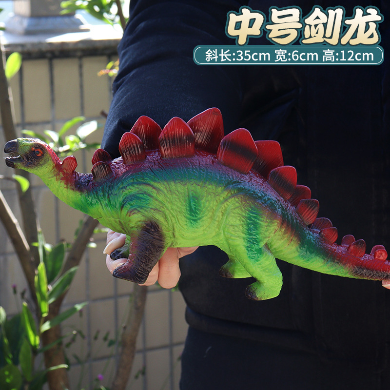 Picture of Large size simulation soft plastic dinosaur toy electric sound plastic vinyl Tyrannosaurus Rex animal model children's toys wholesale