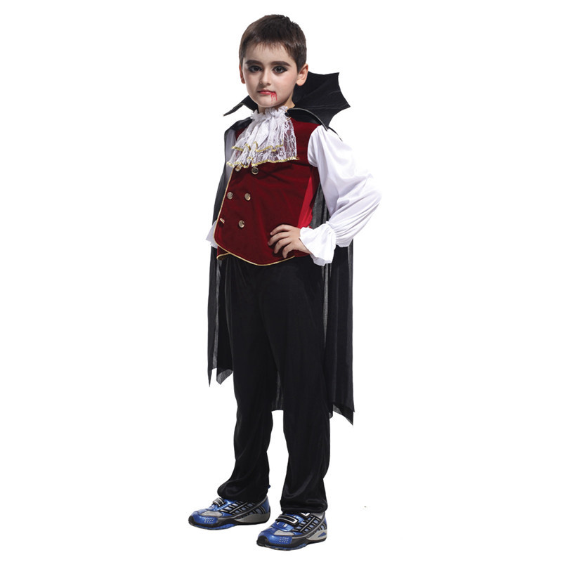 Picture of Halloween Children's vampire costume Vampire Prince costume school vampire play props