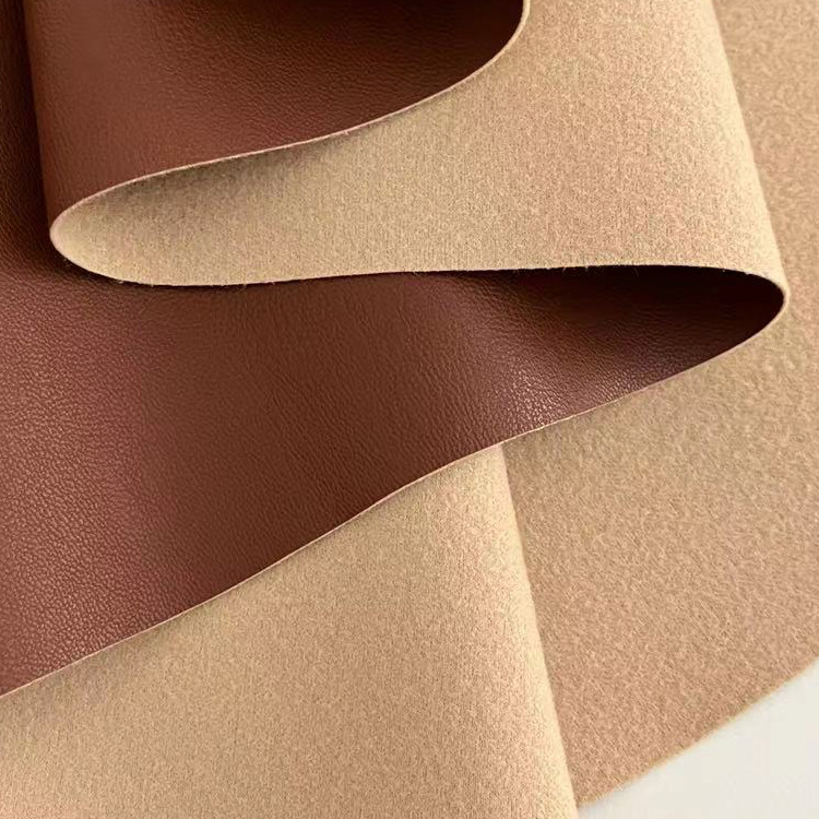Lambskin Pattern Leather Luggage Furniture Home Soft Upholstery Sofa Pvc Fabric Microfiber Artificial Leather Fluorescent Color