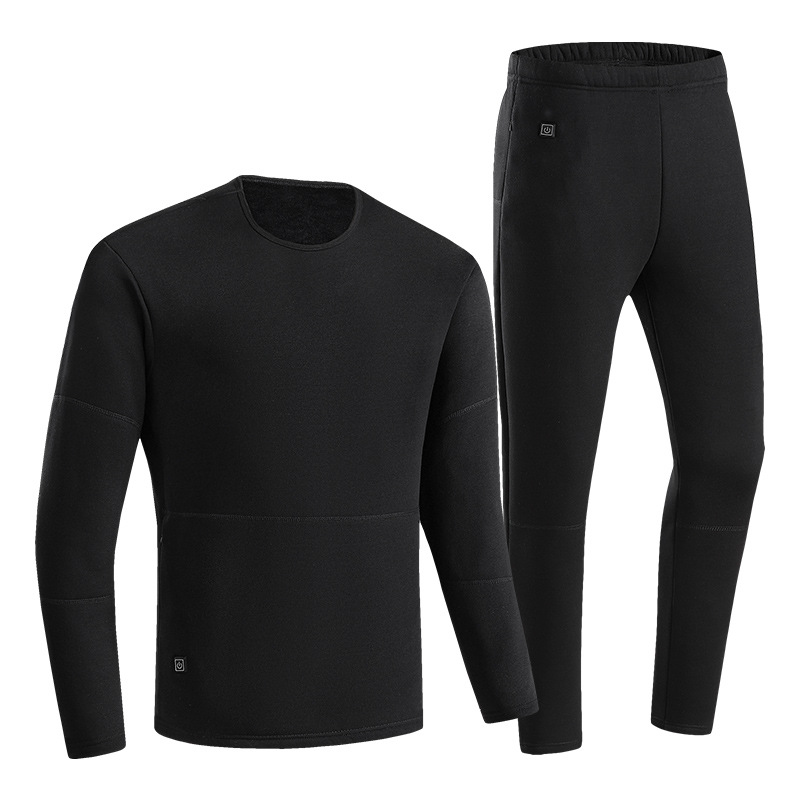 Picture of Smart Electric Heating Clothing Heating Warm-keeping Underwear Set Heating Constant Temperature Long Sleeve Winter Cold-proof Warm-keeping Tight Pants