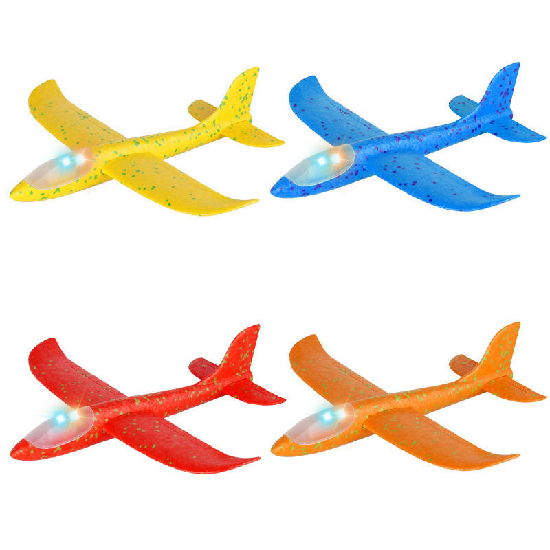 Picture of Night market lights catapult aircraft gun children's toys boys girls foam aircraft launcher stall stall wholesale