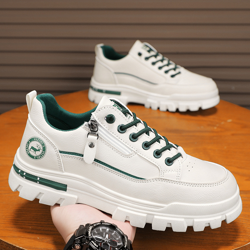 2025 New Autum Versatile Sports Thick-Soled Men's Sneakers Korean Style Fashionable Casual Shoes Trendyy Men's Shoes