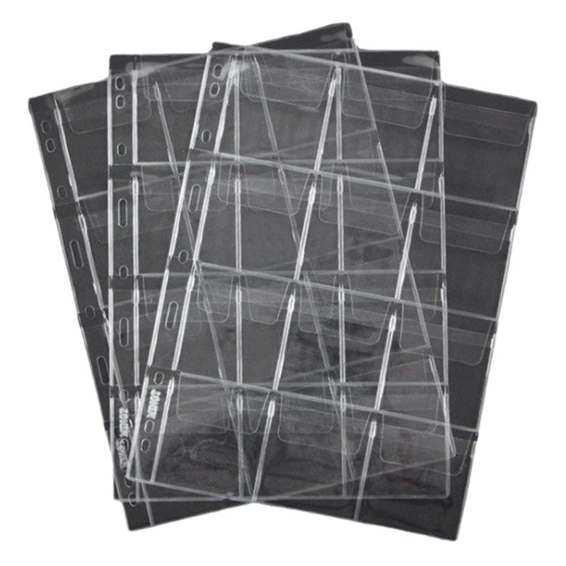 Neutral 9-Hole Factory Direct Supply 12-Grids Direct-Plug Coin Collection Book Loose-Leaf Coin Storage Inner Pages 9-Grids and 6-Grids