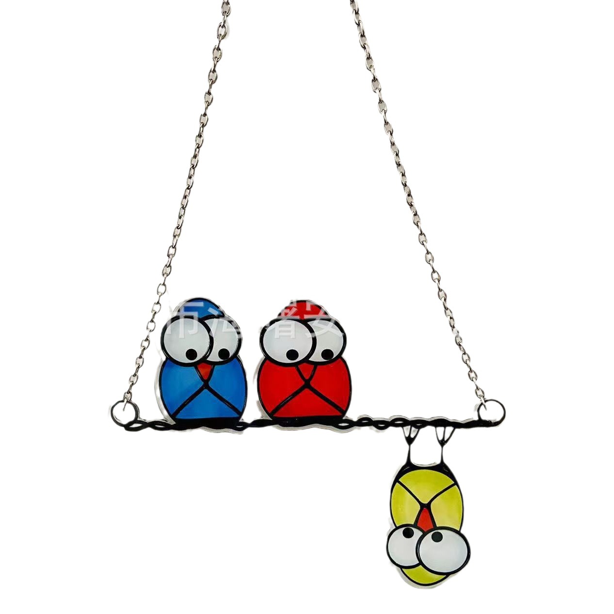Cross-border new independent station New Owl pendant owl color pendant garden decoration