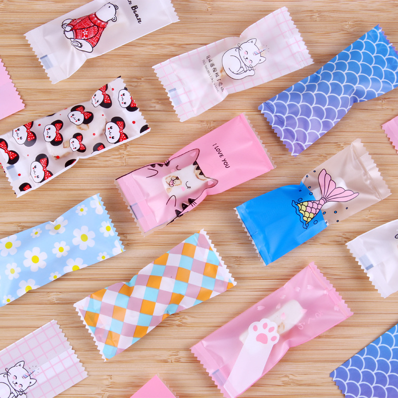 Baking packaging nougat packaging bag candy machine sealing bag milk candy inner packaging bag plastic machine sealing bag 100 pcs/piece