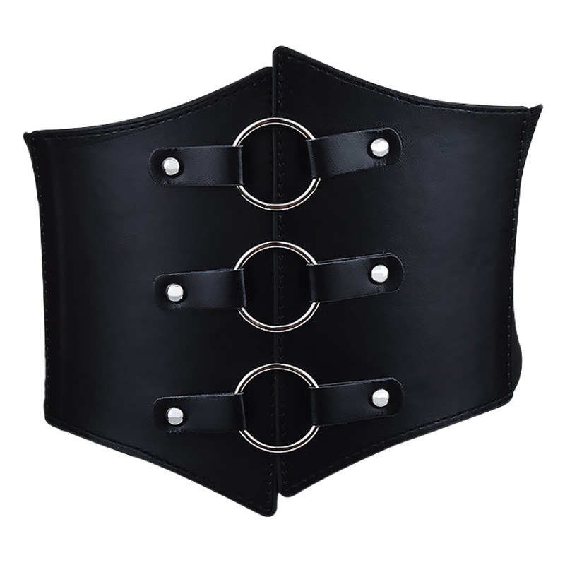 European and American cross-border popular elastic elastic waist wide waist seal women's decorative shirt suit skirt belt Women's wholesale