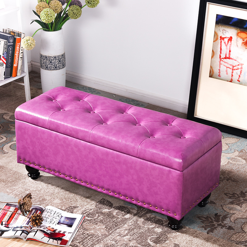 Picture of Clothing Store Sofa Stool Rest Dressing Room Bench Storage Door Shoe Changing Stool Fitting Room Shoe Changing Stool