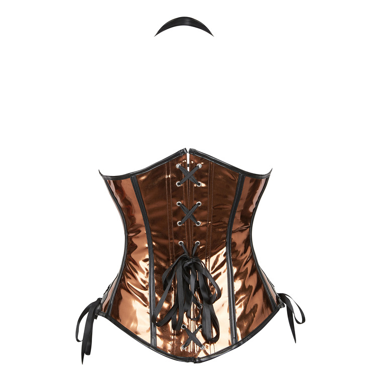 Picture of New Shoulder Strap Halter Pu Imitation Leather Girdle Vest Waist Body Shaping Amazon Aliexpress Cross-Border Supply