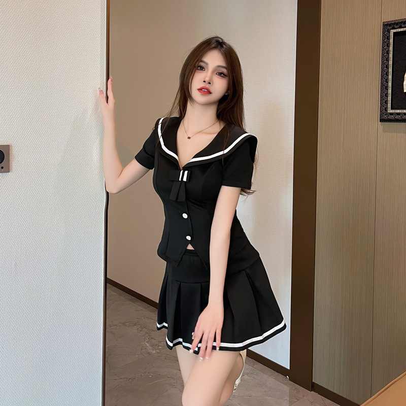 Picture of New Technician Work Clothes Slim Fit Slim Elegant suit Nightclub Foot Bath College Style Uniform 5379 Fashion