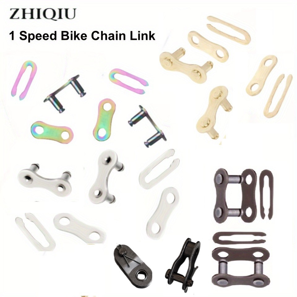 Single-Speed Bicycle Universal Chain Magic Buckle Bicycle Chain Buckle Live Buckle Buckle Chain Quick-Release Buckle Joint Connection Port