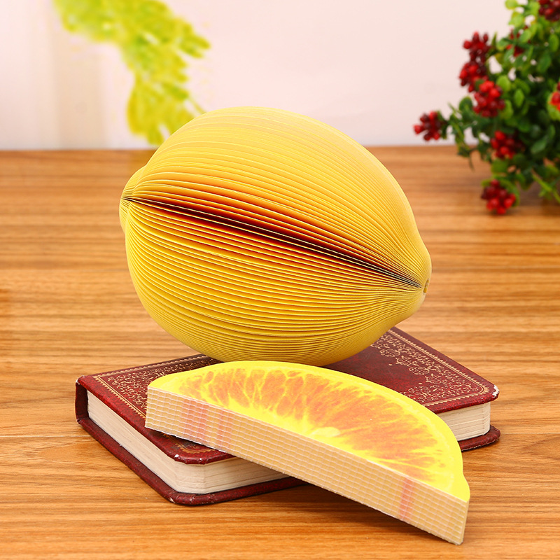 Picture of Large red apple note paper three-dimensional creative vegetable and fruit note paper cute special-shaped convenient message note pad