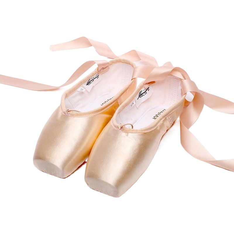 Picture of Ballet shoes girls pointe shoes strap satin dancing shoes flat practice shoes big children dance shoes foreign trade wholesale