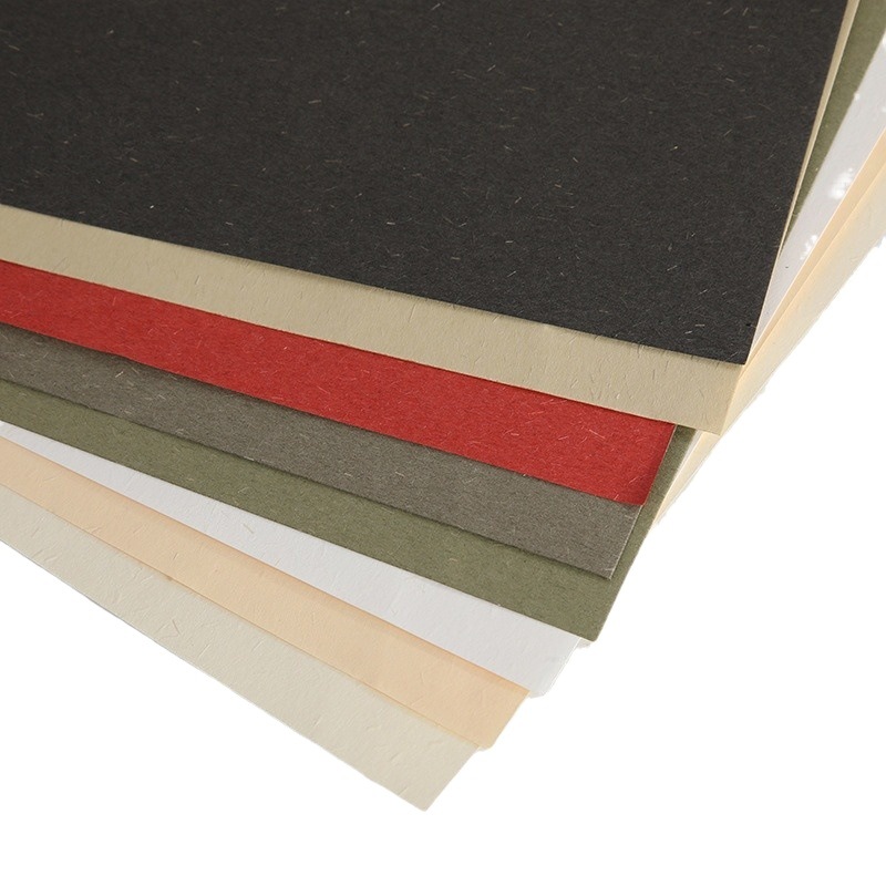 Manufacturers supply color Earth paper tough special paper gift box gift bag packaging art paper fiber grass incense paper