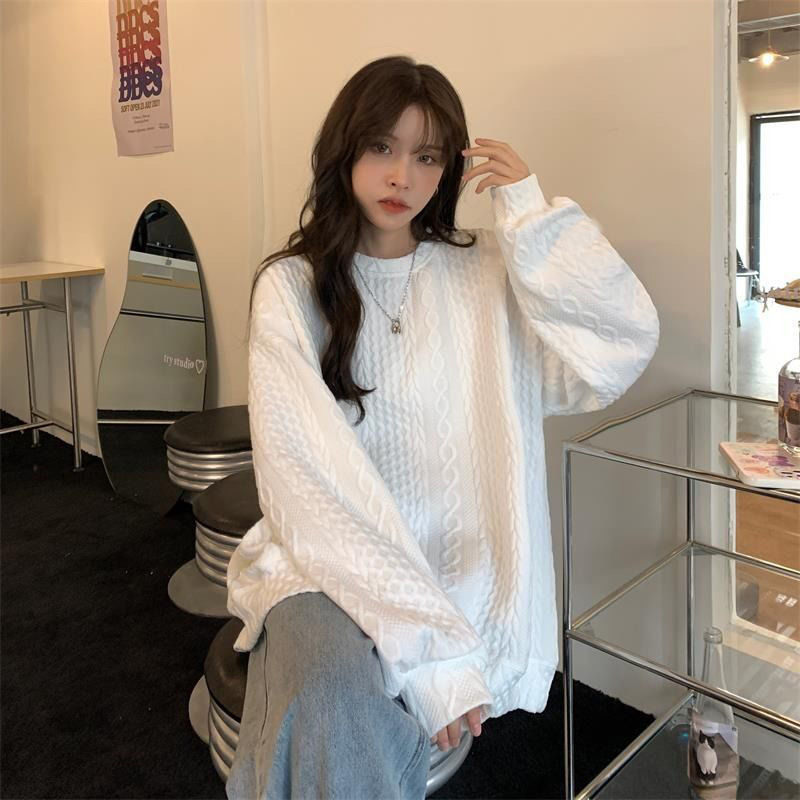 Picture of Sweatshirt Women's Design Niche 2025 New Spring Oversize Loose Korean Style Hooded Jacket Tops for Women