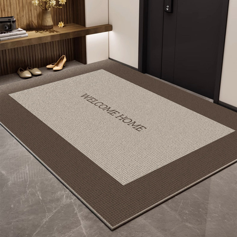 Picture of Entrance Floor Mat Entrance Door Entrance Floor Mat Home Non-Slip Soil Rubbing Carpet Light Luxury High-Level Dirty-Resistant Floor Mat