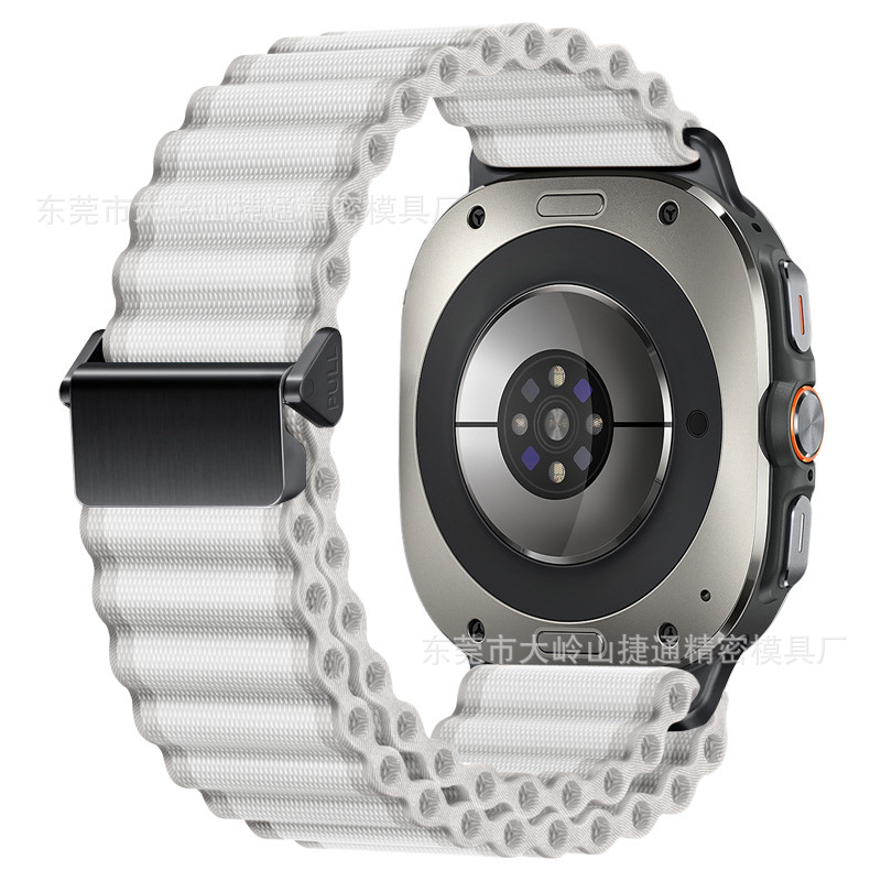 Picture of Suitable for Samsung Watch7/8Ultra Watch Strap Galaxy 47mm Wide Corrugated Sports Off-Road Nylon Strap