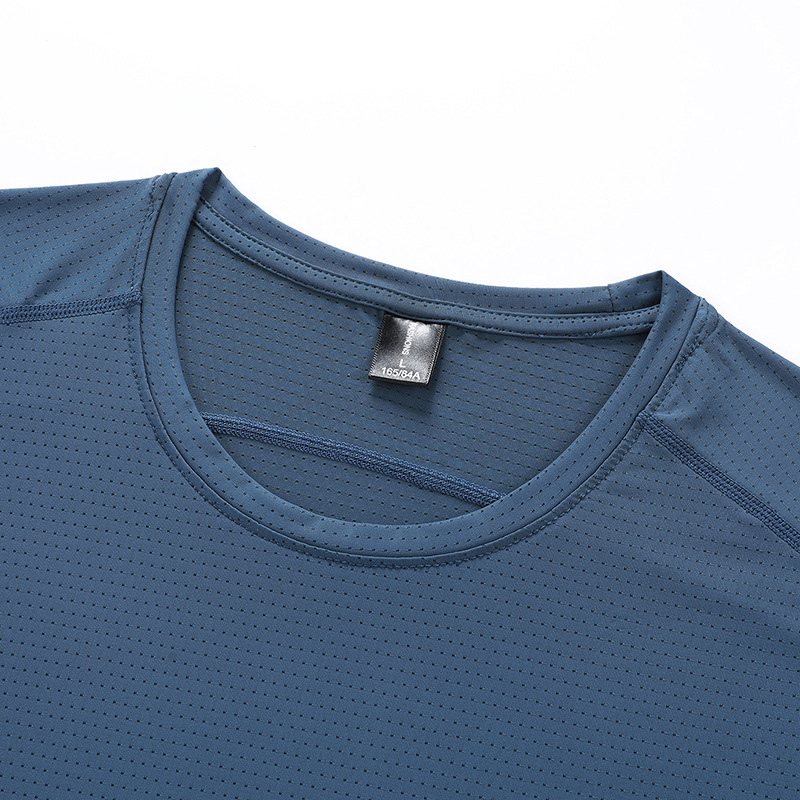 Picture of Short-sleeved Men's New Quick-drying T-shirt Men's Summer New Ice Silk Breathable Top Running Fitness Loose Sports Clothes