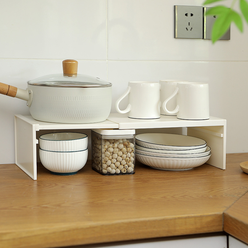 Picture of Kitchen shelf space-saving cabinet shelf storage rack table layered multi-functional seasoning rack household shelf