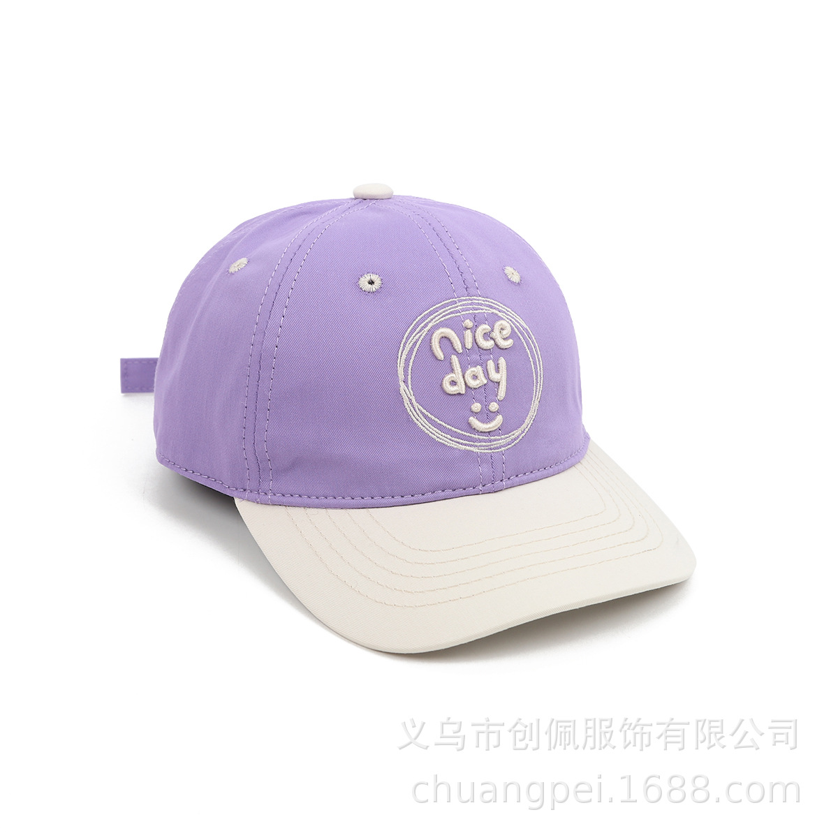 Picture of Chuangpei children's cap spring and summer handsome cap Macaron color matching children's baseball cap can be customized logo