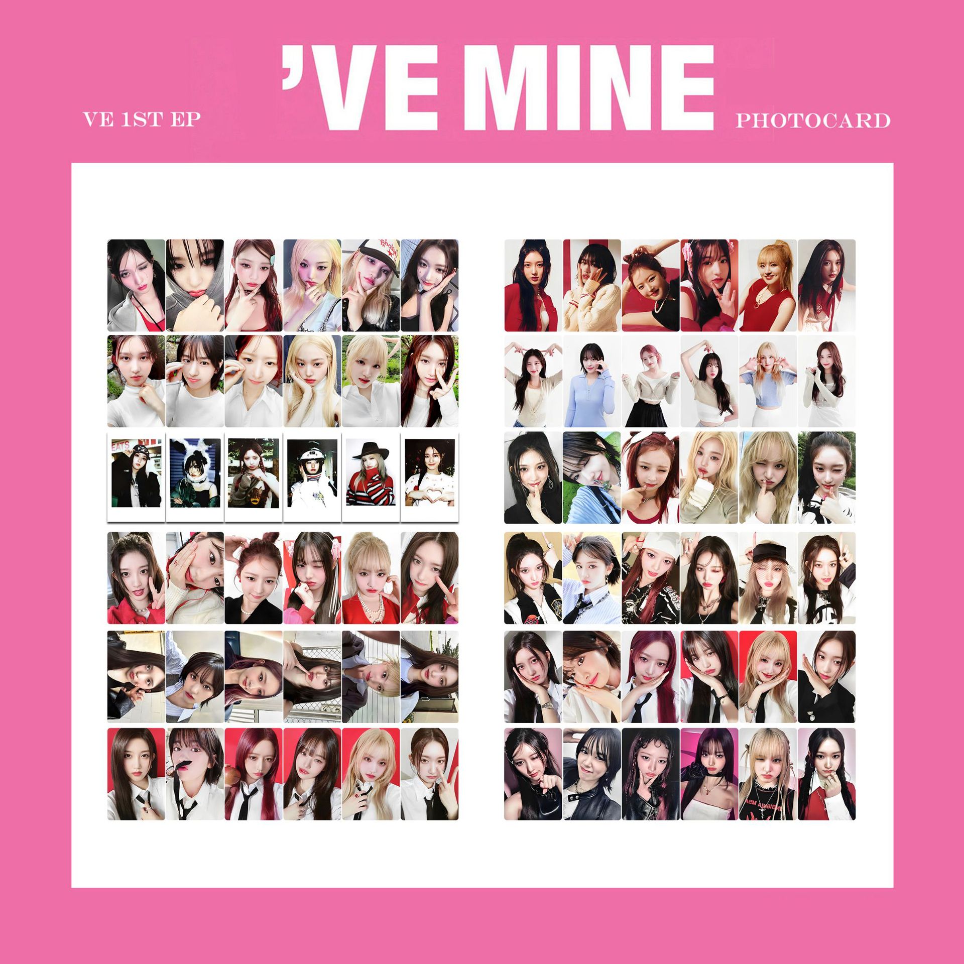 IVE-1st EP I 'VE MINE special classic card collection Zhang Yuanying Jinqiu Tian'an zhenzhili