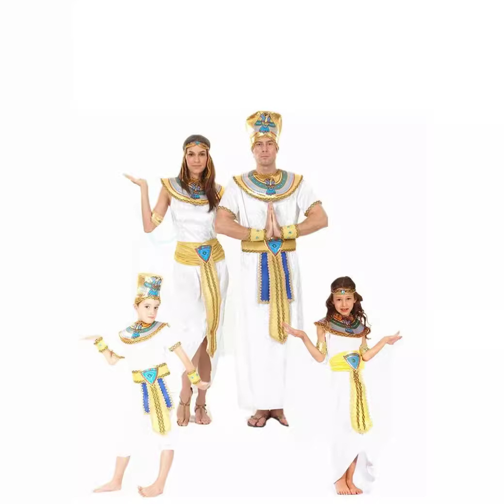 Cross Border Halloween Costume Egyptian Pharaoh King Embah Prince Clothes Cosplay Saudi Arabian Robe