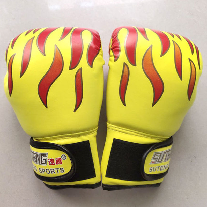 Picture of Sagittarius Color Flame Children's Gloves Sanda Fighting Children's Sandbags Boxing Gloves Sponge Foam Molded Liner
