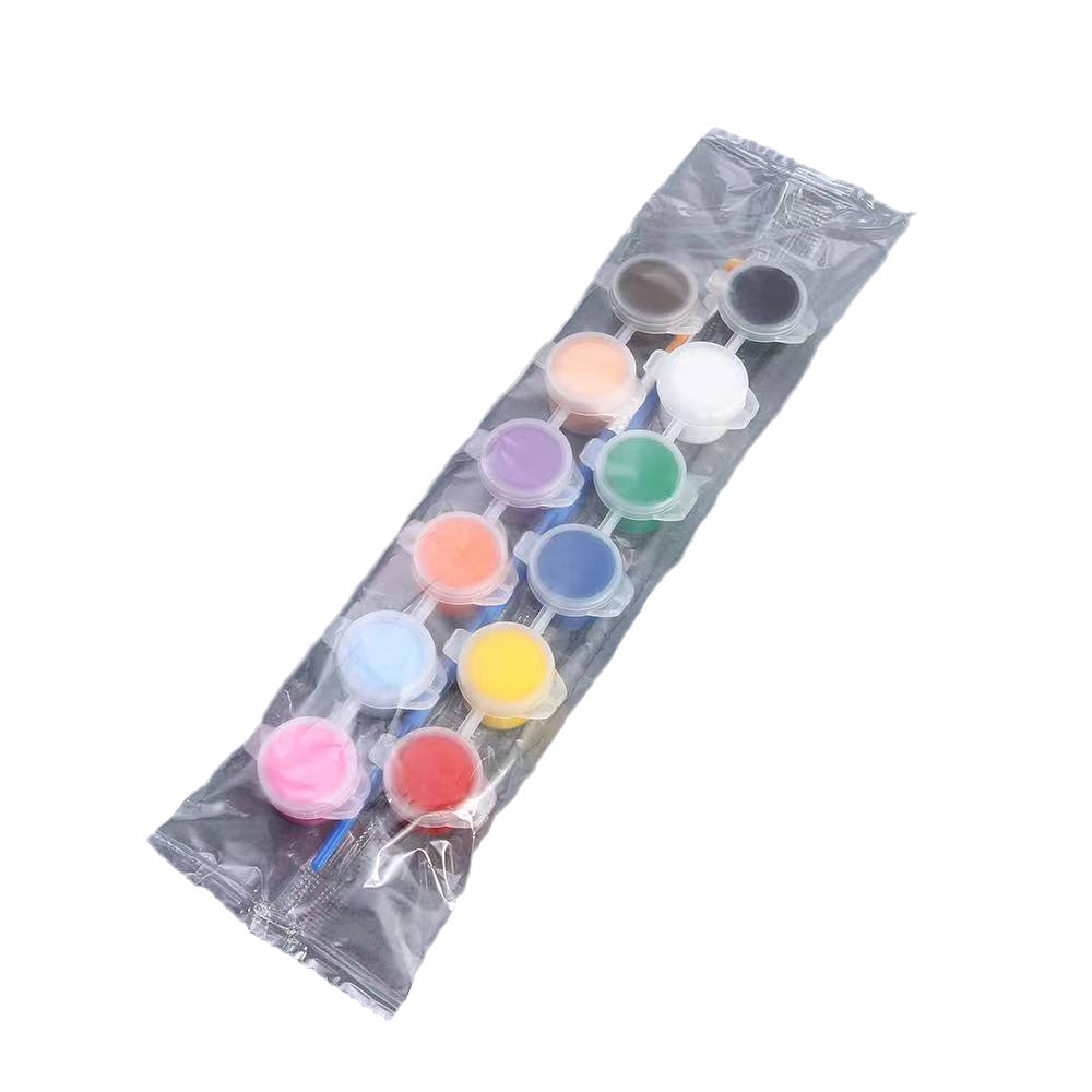 Picture of Factory Direct Sales 3ml Acrylic Paint DIY 12 Colors Continuous Body Painting Graffiti Plaster Doll Wholesale Acrylic Painting