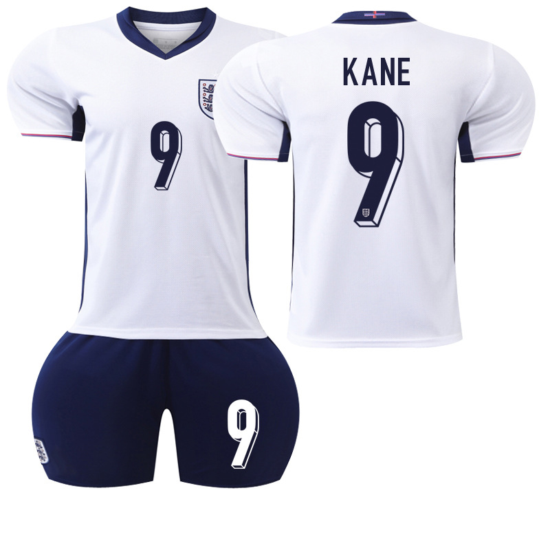 Picture of Euro 2024 New Football Jersey suit England Home Jersey Number 9 Kane 11 Foden 10 Bellingham