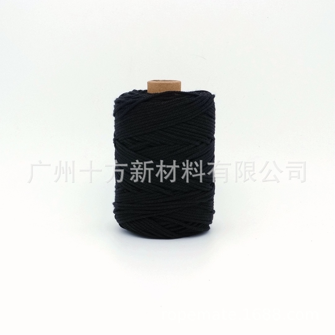 Picture of Wholesale color 1.5mm round strand yarn combed cotton thread crochet wool knitting handmade thread DIY cotton rope