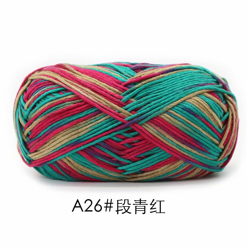 Picture of Su-velvet cotton hand-woven color wool knitting thread scarf coarse wool fancy doll coat needle sweater thread