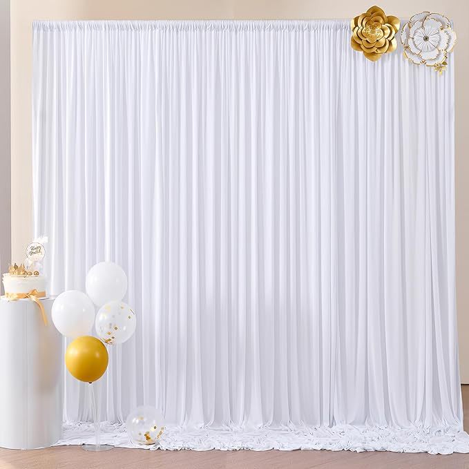 Picture of Cross-border platform for Amazon AliExpress TEMU hot wedding elastic cloth wear rod wedding scene cloth curtain