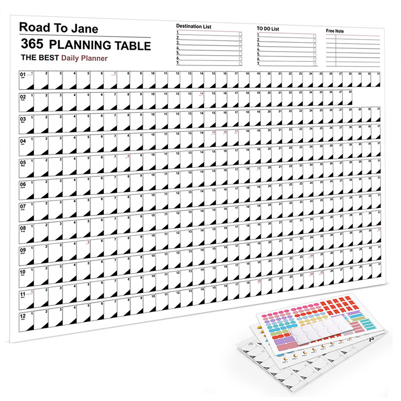 Picture of 2026 Full Year English Edition Desk Calendar Korean Version Desktop Wall Calendar Creative Simple Planner Amazon