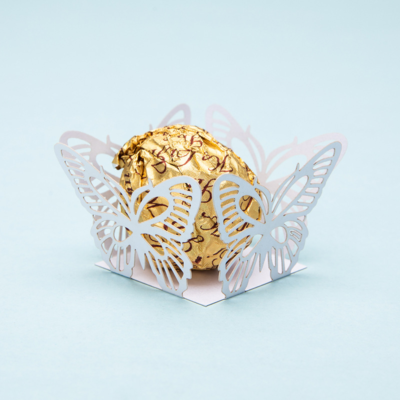 European hollow laser candy box creative candy box chocolate hollow carton gift box manufacturers wholesale