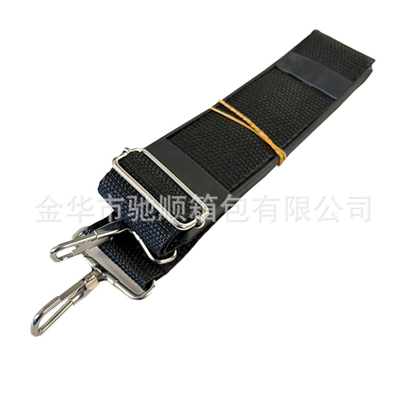 Picture of Spot Black Adjustable Shoulder Strap Nylon Tool Box Computer Cross-Body Strap Luggage Accessories Belt Wholesale Reinforcement