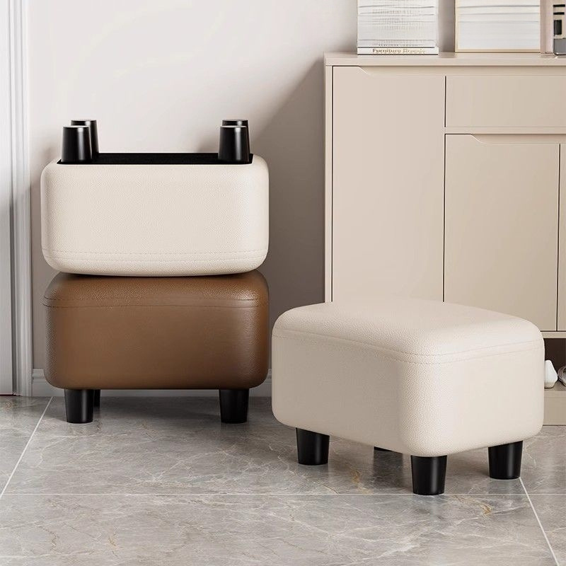 Shoe change stool, door door, home entrance, shoe wearing, small stool, sofa upholstery, living room, low stool, bench, stool, cushion